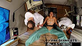 Angel Santana's Pussy Filled With Cum