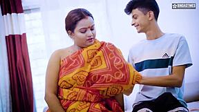 desi house owner fucks his maid after seeing her big boobs and cunt hindi audio