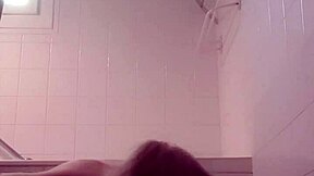 Homemade slave sucks and gets cumshot