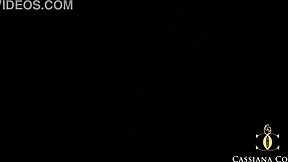 i got so horny watching the blonde and brunette in bed, masturbating her ass until she cums