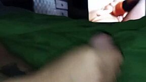 Back from vacation, we started a delicious nighttime handjob 😊