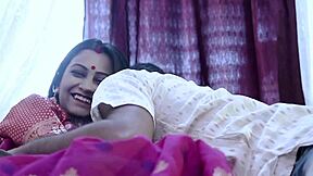 hey, that married indian couple's romantic pussy fucking with hindi audio is hot