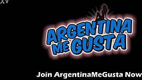 Babe flaunts perfect round tattooed ass and puffy cameltoe