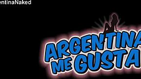 Babe flaunts perfect round tattooed ass and puffy cameltoe