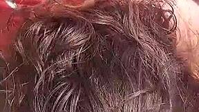 Amateur blowjob and doggy style fuck cum in mouth in the bush