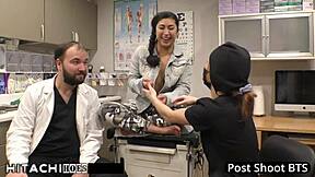 Doctor Jasmine Rose Gives Freshman Mandatory Hitachi Orgasm