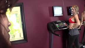 Gym Cougars Fuck During Workout!
