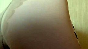 Mistress Elza in nylon on ass