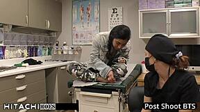 Doctor Jasmine Rose Gives Freshman Mandatory Hitachi Orgasm