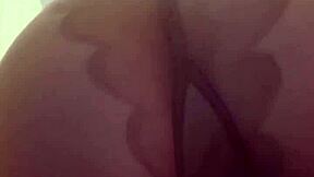 Mistress Elza in nylon on ass