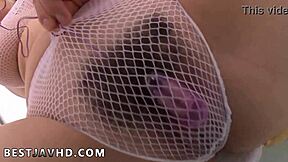 Alice Ozawa's Massive Backside Worships Vibrator, Making Her Naughty Asian Slut