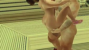 securtiy cam catches heyward fucking a cheer eader in the sauna?