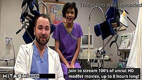 Freshman Gets Mandatory Hitachi Orgasm From Nurse Jackie Banes