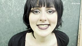 Goth mavis dracula lured you into fucking her pink pussy and cumming on feet