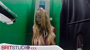 gloryhole teen student sucks cock