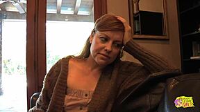 Watch This Redhead Lesbian Bimbo Crave Her Pussy Eaten Out!