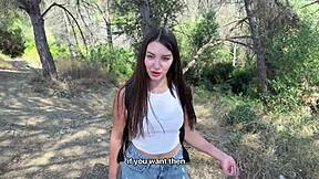 Lost in the woods, a stranger showed me her secret passage