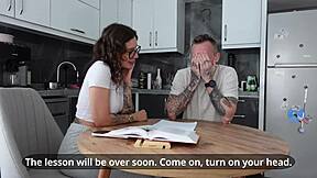 the english tutor doesnt mind getting fucked.