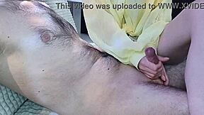 Relaxing Stepfather With Intense Handjob Massage After Work