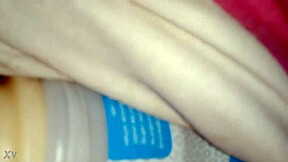 she uses a sex toy for intense fucking, exploring every sensation with her cock