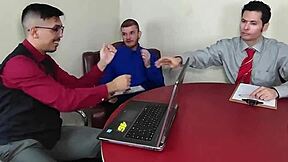 office gone mad slutty trailer, banging bareback with big black cocks and double penetration