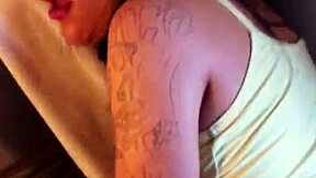 brunette enjoys passionate sex on the swing chair