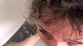 Meu personal da academia ficou com tanto tesao que nao aguentou e me fez chupar o pau dele ate eu vomitar engasga na pica grossa sua puta safada chupa essa porra