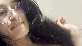 I'm masturbating in the public bathroom when no one's around.