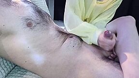 Relaxing Stepfather With Intense Handjob Massage After Work