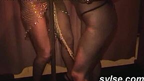 Three milf waitresses get anal gangbanged by clients at the restaurant