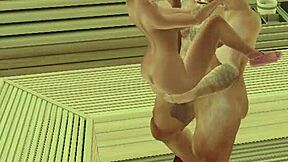 securtiy cam catches heyward fucking a cheer eader in the sauna?