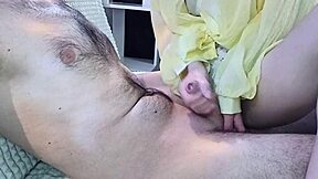 Relaxing Stepfather With Intense Handjob Massage After Work