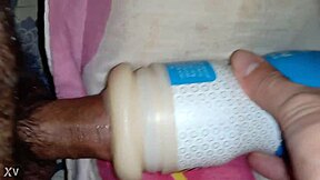 she uses a sex toy for intense fucking, exploring every sensation with her cock