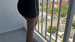 i visited my hot neighbor and left that dick all white