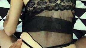 Watch this hot skinny couple's intense anal fucking?