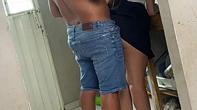 helping her in the kitchen leads to bending her over