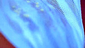 desi beauty's self-pleasure climax with pink pussy overflowing creamy pantie