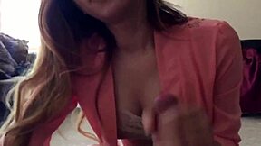 Bj and cum in mouth scene