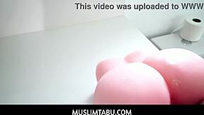 muslimtabu - big tits curvy hijab wife tokyo lynn finally gives in to her horny husband