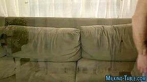 Masseuse Babe Rides Cock Hard in Gloryhole Session