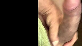 Amateur Feels Ecstasy Stroking Monster Cock Solo