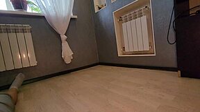 Specific bbw mistress doctor slaps heel on patient's cock and controls orgasm with feet in tights