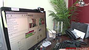 Camgirl Takes Big Dick Deep!