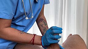 Detailed Nurse Handjob And Fucking In Hospital Uniform