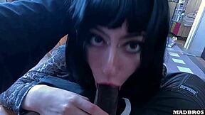 French Goth Girl Enjoys Rough Doggystyle And Anal Fucking Daily 😈