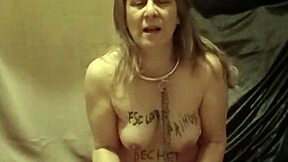 Slave F Endures Belt Whips And Indoctrination Training!