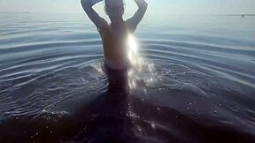 Stepsister beach meeting, cabin teasing, rough sex at home.