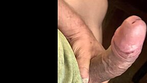 Amateur Feels Ecstasy Stroking Monster Cock Solo