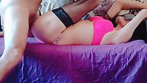 Did you fuck her hard until her stockings came off?