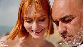 Dolly Dyson Delivers Intense Beach Blowjob